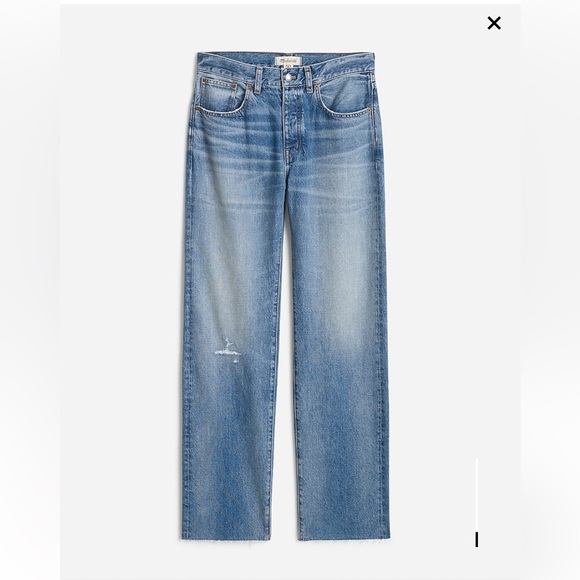 Madewell Denim - NWT Madewell Women's Dean East Straight Leg Jeans in Monessen Wash sz 31